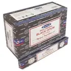Satya Nag Champa Masala Incense Sticks Fragrance Black Opium Agrabatti Box 180g