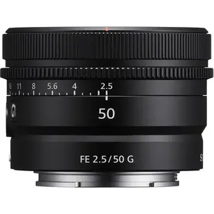 【SONY 索尼】SEL50F25G FE 50mm f/2.5 G 標準定焦鏡 (公司貨)