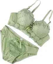 [ANDRESLAD] Bra Suits Lace Kit Ladies Suits Green