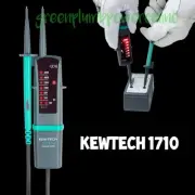 Kewtech KT1710 2 Pole Voltage and Continuity Tester with clear LED indication