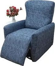 Recliner Slipcovers, Recliner Slipcovers, 4-Piece Stretch Sofa Cover with Elastic Edge, Lazy Boy Rocking Chair Covers with Pocket, Sofa Cover