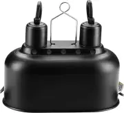 Reptile Lamp Fixture Aluminum Dome Light Dual Integration Deep Ca