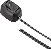 AMGHCGTEEW Universal Car Adhesive Switch Mini Button with Cable 60cm/100cm DC 12V 10A Car Modified Switch for Lamp Driver Neon Lamp(100)