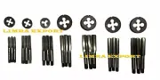BSF RIGHT HAND THREAD TAP & DIE SET 3/16 1/4 5/16 3/8 7/16 1/2" ENGLISH THREAD