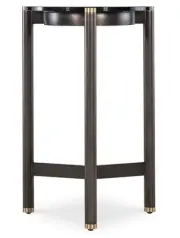 Hooker Furniture M38-80117-00 Grayson 16" Diameter Glass Top - Black