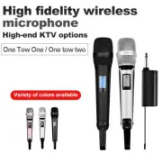 1/2X Professional VHF Wireless Microphone Handheld Mic System Karaoke W/Receiver