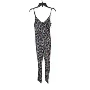 Veronica M Bias Tank Jumpsuit In Mikael Snake Reptile Print Women Size XS NWT