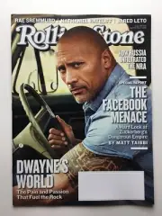 Rolling Stone Magazine April 19 - May 3 2018 Dwayne Johnson The Rock Facebook