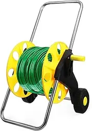 WEKADRIN Hose Cart with Wheels Lightweight Garden Hose Reel Cart for Effortless Outdoor Use Hose Holder with Easy Operation Portable Design for Convenient Storage
