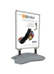 Outdoor Wind Resistant Poster Sign Menu Board Sidewalk Marketing SnapFrame