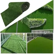 Artificial Grass Turf Lawn, 10mm Realistic Synthetic Grass Mat, Indoor Outdoor Lawn Area Rug, for Patio, Garden, Doormat, Pet Mat, with Drainage Holes, Environment Safe Fake Grass