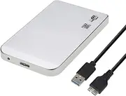 Labymos Slim Super Speed 6Gbps Aluminum 2TB 2.5" SATA SSD HDD Hard Disk Drive Box USB 3.0 External Enclosure Case Caddy + USB Cable