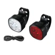 BIKIGHT Q9 Bike Light Set Bicycle Headlight 1500mAh Battery 8 Light Modes Type-C Rechargeable IP65 Waterproof Bicycle Fr