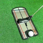 Golf Putting Mirror for Swing Practice Posture Correction Putting Mirror Training Aid for Golf with Putter Line Mirrored