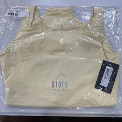 BLOCH L5605 Faire - Tank Leotard Color Yellow Size L