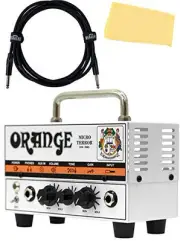 Orange MT20 Micro Terror 20-Watt Guitar Amplifier Head Bundle Instrument C