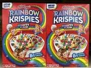 1 BX NEW RAINBOW Rice Krispies Cereal 11.1oz Kellogg's FREE SHIPPING