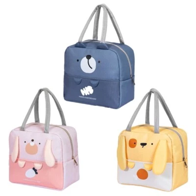 Portable Reusable Lunch Tote Bags Aluminum Foil Thermal Package Insulated