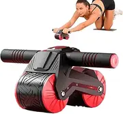 Exercise Wheel - Automatic Rebound Abs Wheel Roller,Two Wheels Non-Slip New Automatic Rebound Fitness Belly Wheel For Home Exercise