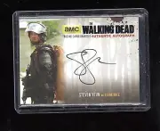 Walking Dead season 4 Steven Yeun as Glenn Rhee Autograph card