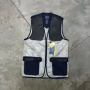 NWT Men’s Beretta Ambi Shooting Vest Navy / Silver Large