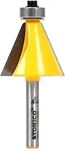 Yonico Router Bits Bevel Edge Forming 22.5 Degree 1/4-Inch Shank 13913q