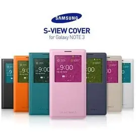 Samsung Galaxy Note3 N9000 原廠透視感應皮套/EF-CN900/S-view/智能感應晶片保護套/電池蓋保護套/休眠/東訊公司貨