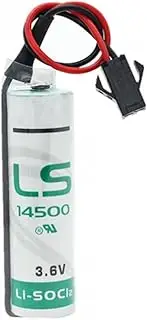 QULONG (1-Pack LS14500 3.6V 2600mah AA Li-SOCl2 Battery Non-Rechargeable Lithium Battery Replacement for TL-5104, TL-5104/S, TL4903, TL4903S with Black Plug