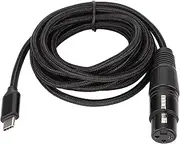 Hyuduo USB C to XLR Connector High Sound Quality Low Noise Type C Microphone Cable for Recording Line (#2)