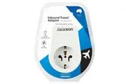 Jackson 2 Port USB Charger 5VDC 2.1A USA EU to AU NZ Travel Power Socket Adaptor