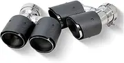 Muffler tip, Carbon Fiber Exhaust Tips Compatible Compatible Compatible For BMW 5 Series 525li 528li 530li G30 G38 Muffler Exhaust TIP Car Accessories