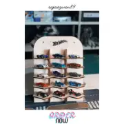 HANDMADE 15 SLOT PLYWOOD HOTWHEEL RACK (SCALE 1/64) Display Case Cabinet Rack
