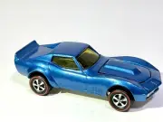 Kidco Tough Wheels 1969 Corvette - CUSTOM MADE WITH REDLINES & Metallic Blue