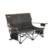 OZtrail Fireside Double Chair - Black