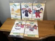 CABBAGE PATCH KIDS CLOTHES BUTTERICK SEWING PATTERN 6511 6509 6507 6508 6661 NEW