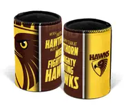 Hawthorn Hawks AFL SONG Beer Can Bottle Cooler Stubby Holder Cosy