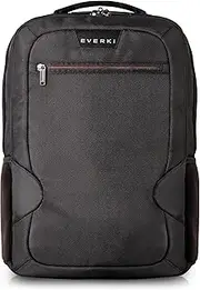 EVERKI Studio Slim Business Professional 15 Inch/MacBook Pro Laptop Backpack for Men & Women, Work Laptop Backpack, Professional Office Backpack for Men, Computer Backpack - (EKP118) Black
