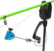 Fishing Alarm for Rod, Fish Pole Alert Bells, Sensitive Indicator with Light, Fishing Gear Supplies for Beginners and Experienced Anglers