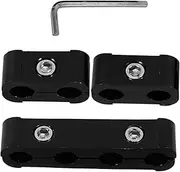 3pcs Spark Plug Wire Separator Loom Lead Car Spark Plugs Holder Engine Ignition Spark Harness Automotive Spark Key Wires Ignitions Ignition Wire Divider Aluminum Alloy