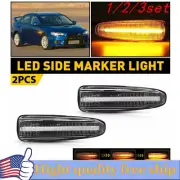 2/4x AUXITO Amber LED Dynamic Side Light For Mitsubishi Lancer Outlander Mirage (for: Mitsubishi)