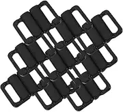 SEWACC 100pcs Plastic Bikini Clasp Fastener for Swimsuits Invisible Design for Comfortable Fit Durable Strap Slide Replacement and Collar Fasteners for DIY Sewing