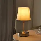 Night Light USB Rechargeable 5200mAh Fabric Shade Ambient Light 2200K Warm Light