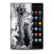 Skins Decal Wrap for Samsung Note 9 - Marble White Grey Swirl Beautiful