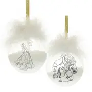 Disney Gifts - Collectible Christmas Bauble Set: Belle & Beast