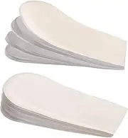 Adjustable Orthopedic Heel Lift Inserts, 1/4" to 1" Gel Heel Pads, Height Increase Insole for Leg Length Discrepancies, Heel Spurs, Heel Pain, Sports Injuries, and Achille tendonitis (4 Layers), Small