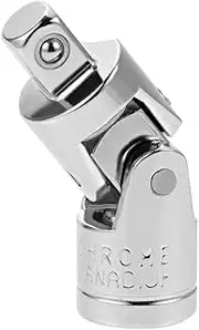 uxcell 1/4 Inch Drive Spring Loaded Universal Joint Socket, Cr-V