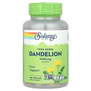 Solaray, True Herbs, Dandelion, 180 VegCaps (520 mg per Capsule)