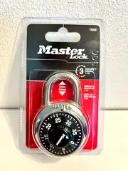 Padlock Combination Lock Master Lock 3 Digit Combination