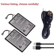 2.0Ah PS5 Battery + USB Charging Cable For Sony PS5 Playstation 5 Controller