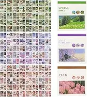 Vintage Scenery Stickers for Scrapbook 960 Oil Painting Hand Account Material Clip Art Paper Stickers for Planner, Bullet Journaling, Junk Journal, Retro Crafts,Collage Album, DIY Phone Case (A)